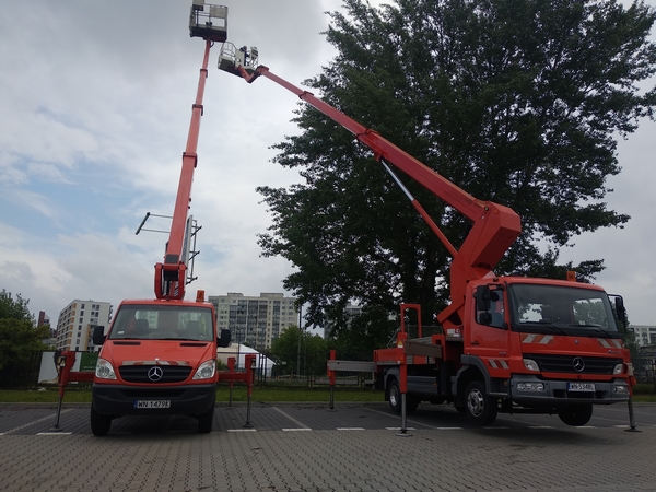 wynajem podnośnika koszowego Piastów
